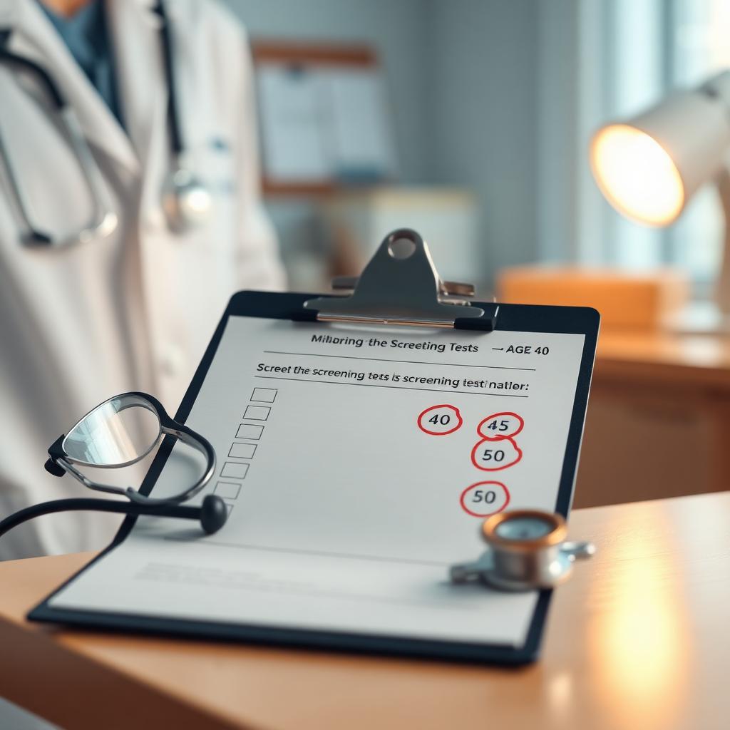 Screening Tests After Age 40 — preventive care and screening guide with early-detection and risk-reduction tips